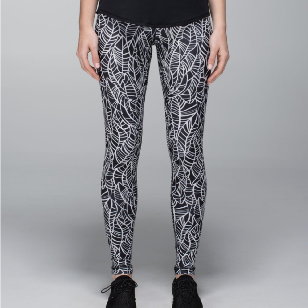 Lululemon Wunder Under Pant *Full-On Luxtreme (Roll Down)Pretty Palm